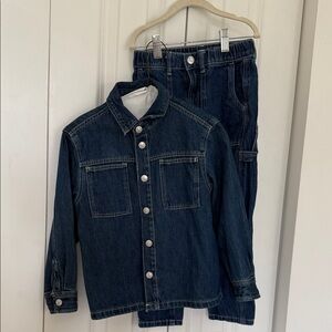 H&M Kids Dark Blue Jean Jacket Set